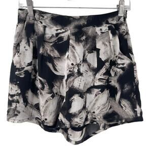NWT ANGL Black White Dress Shorts Medium